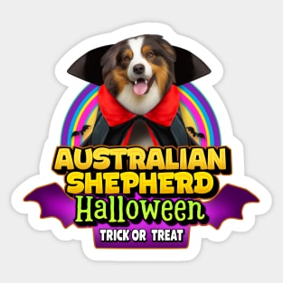 Australian shepherd halloween costume Sticker